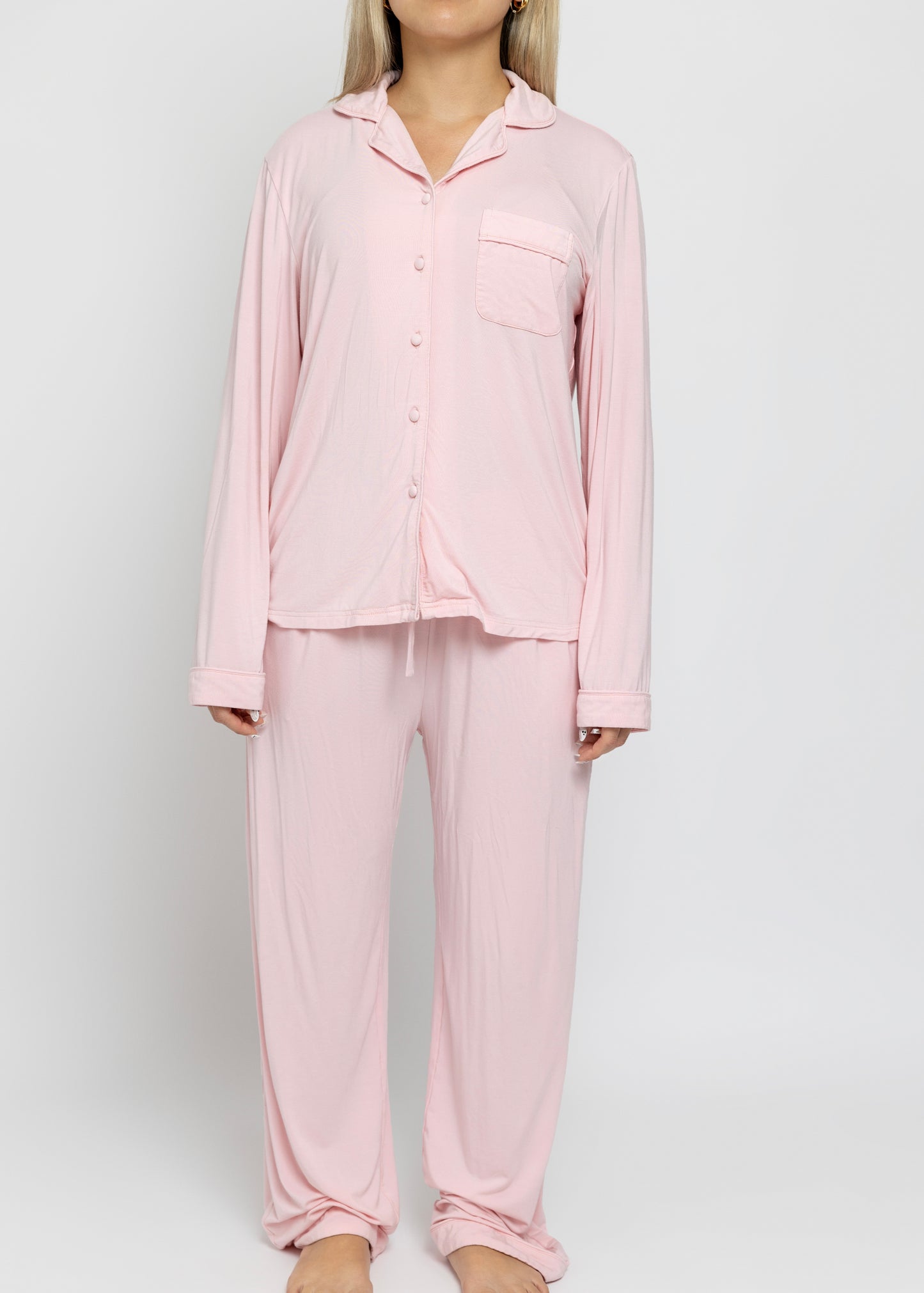 SleekComfort Long Sleeve Pajama Set